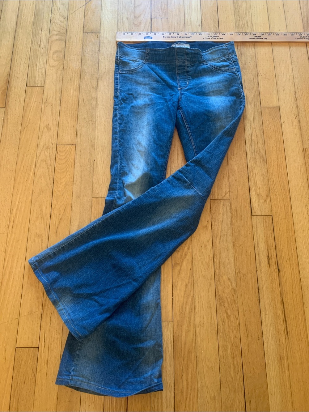 Free People Blue Flared Jeans